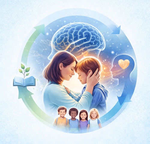 Neuro-Conscious Parenting Concept Image